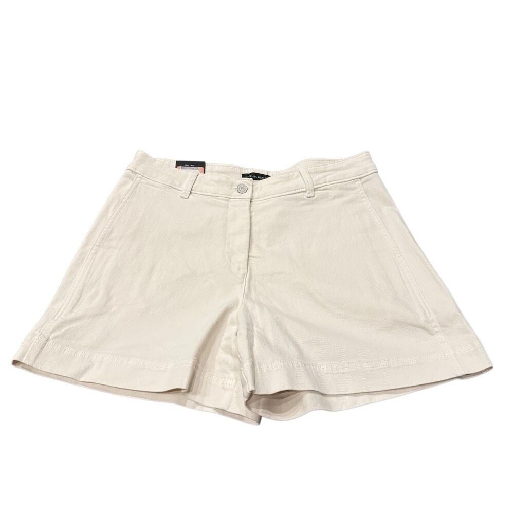 Banana Republic Everyday Short Size 8 White 4” Inseam NWT